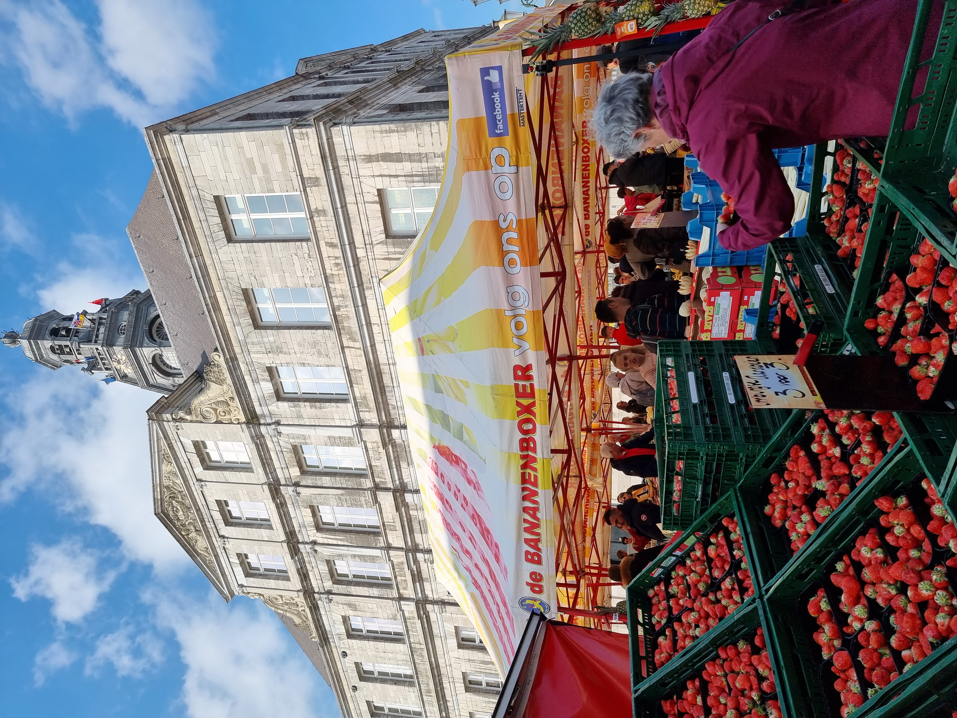 Vrijdagmarkt in Maastricht in Bezichtigen